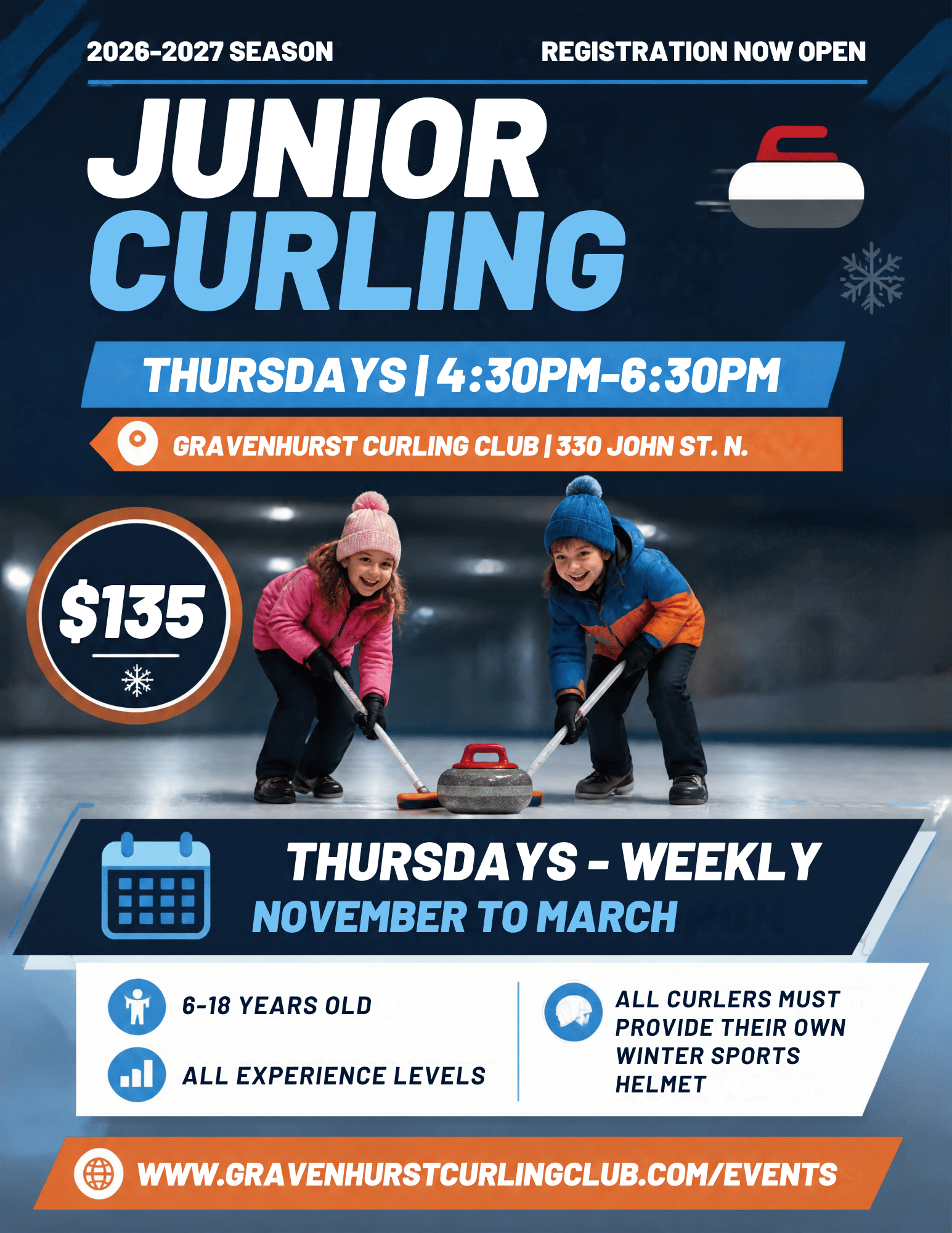 GCC Junior Curling 2026/2027