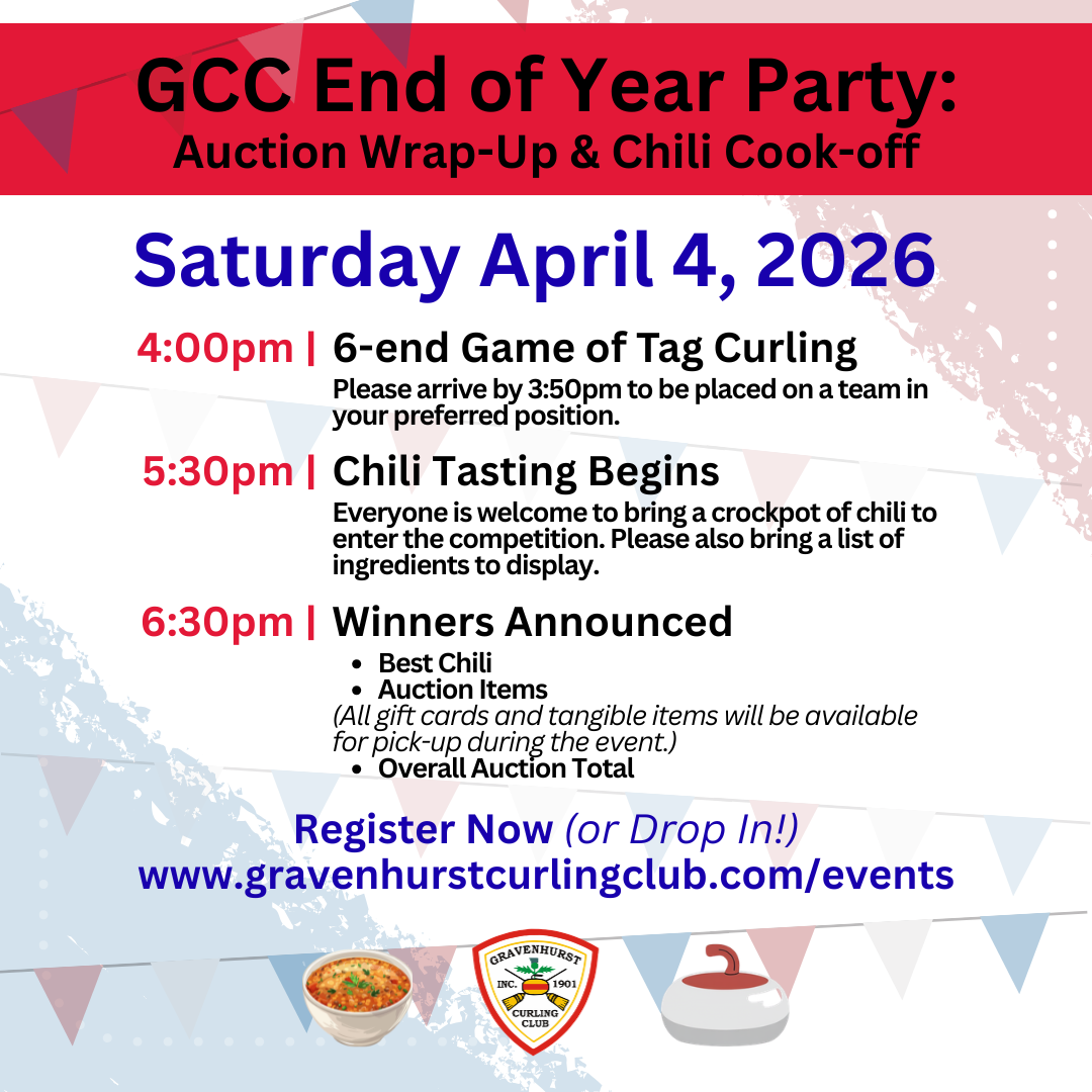 GCC End of Year Party: Auction Wrap-Up & Chili Cookoff